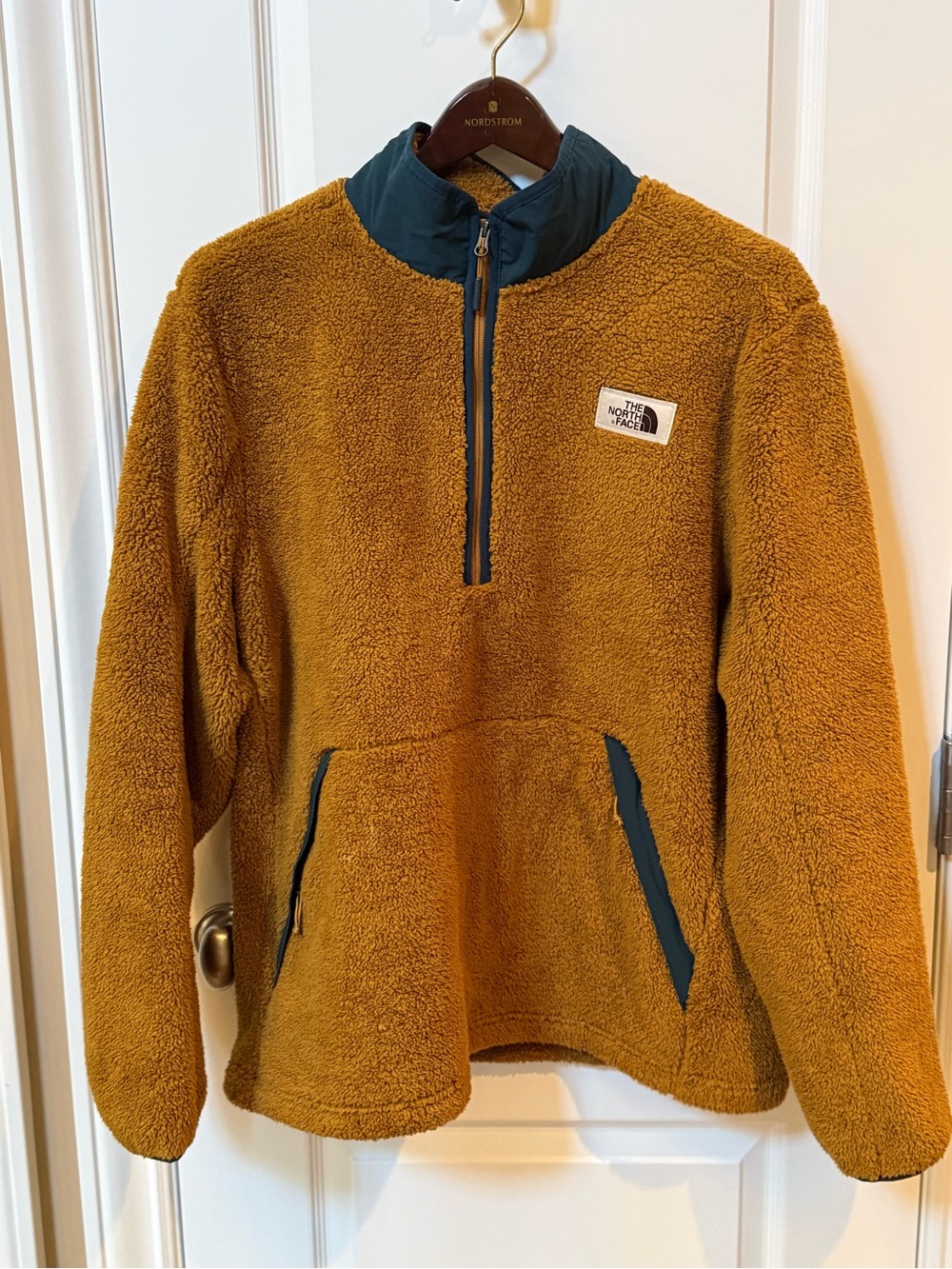The North Face Men’s Cozy Teddy Fleece Pullover - Mustard